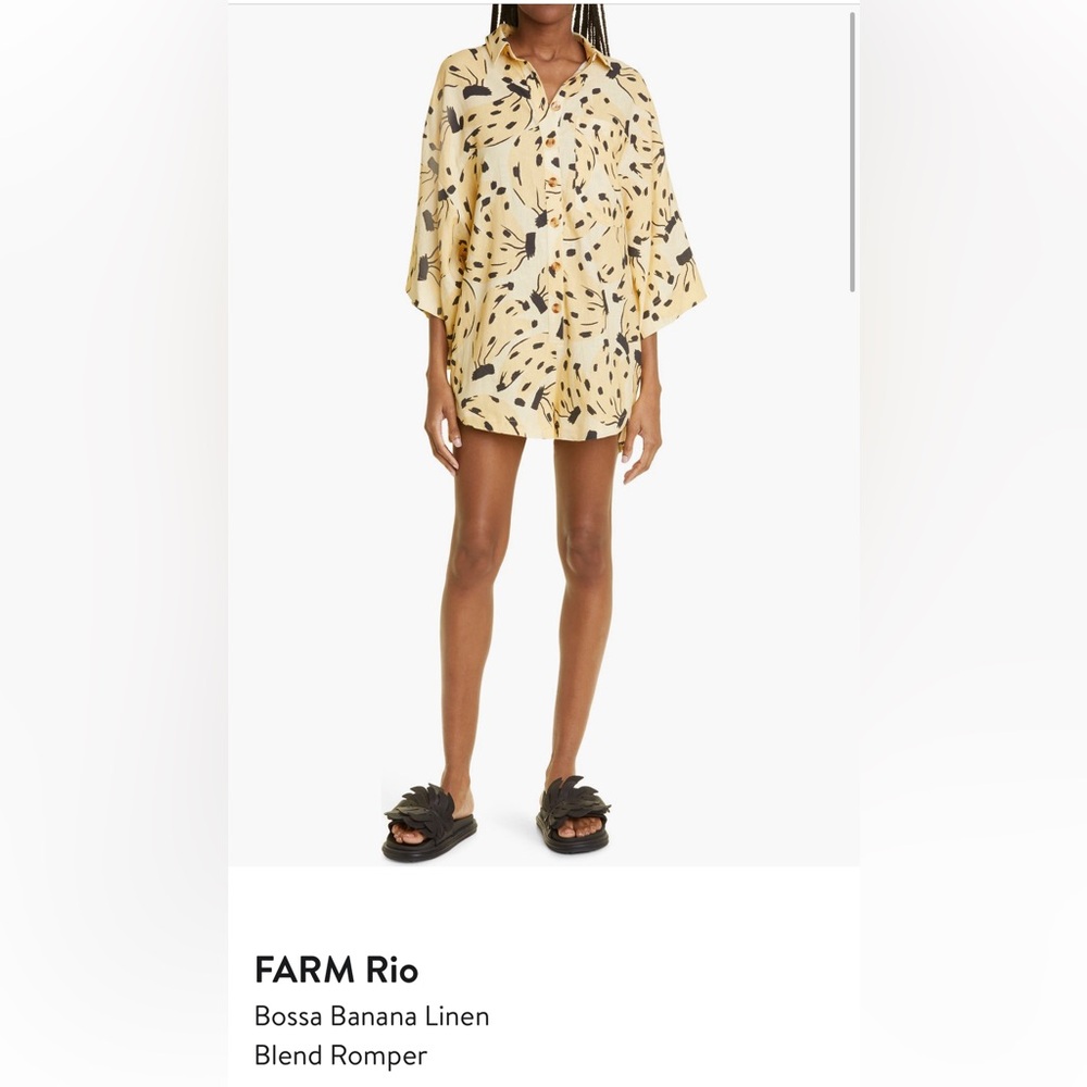 FARM Rio Banana Romper